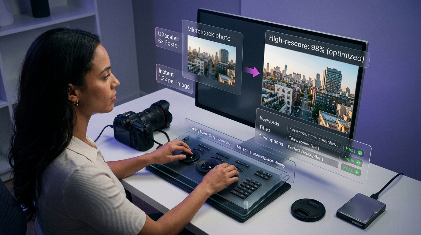 AI Image Upscaler for Microstock (2026): Elevate Your Portfolio & Boost Sales