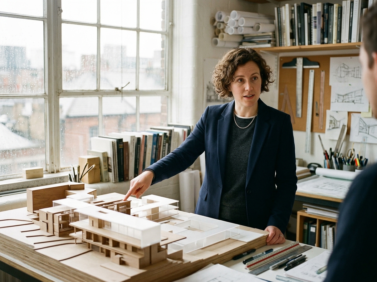 A subject matter expert being interviewed for an article, demonstrating E-E-A-T principles.