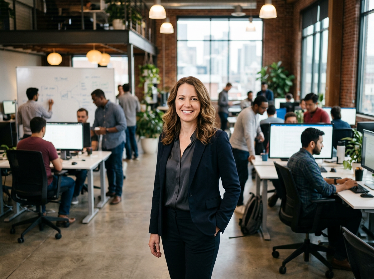 SaaS business owner experiencing high customer satisfaction and retention